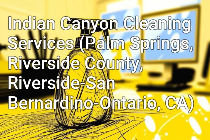 Indian Canyon Cleaning Services (Palm Springs, Riverside County, Riverside-San Bernardino-Ontario, CA)