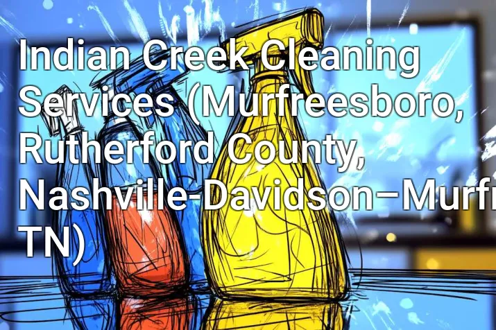 Indian Creek Cleaning Services (Murfreesboro, Rutherford County, Nashville-Davidson–Murfreesboro–Franklin, TN)