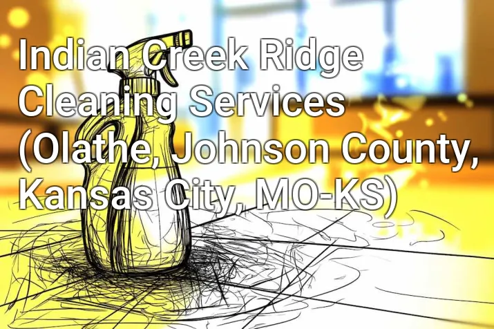 Indian Creek Ridge Cleaning Services (Olathe, Johnson County, Kansas City, MO-KS)