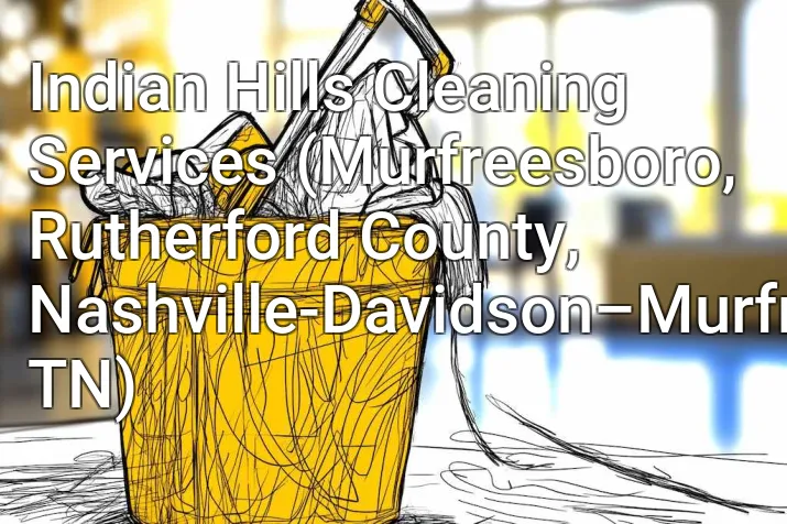 Indian Hills Cleaning Services (Murfreesboro, Rutherford County, Nashville-Davidson–Murfreesboro–Franklin, TN)