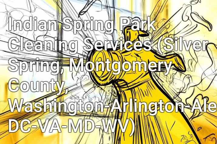 Indian Spring Park Cleaning Services (Silver Spring, Montgomery County, Washington-Arlington-Alexandria, DC-VA-MD-WV)