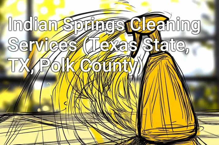 Indian Springs Cleaning Services (Texas State, TX, Polk County)