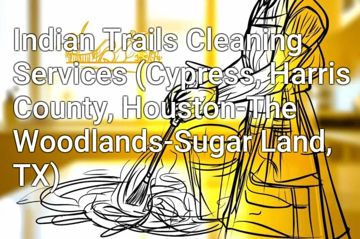 Indian Trails Cleaning Services (Cypress, Harris County, Houston-The Woodlands-Sugar Land, TX)