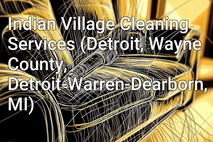 Indian Village Cleaning Services (Detroit, Wayne County, Detroit-Warren-Dearborn, MI)