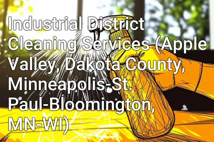 Industrial District Cleaning Services (Apple Valley, Dakota County, Minneapolis-St. Paul-Bloomington, MN-WI)