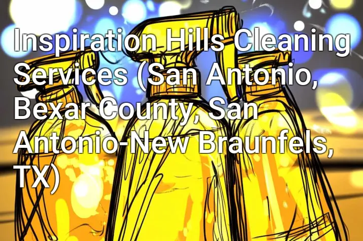 Inspiration Hills Cleaning Services (San Antonio, Bexar County, San Antonio-New Braunfels, TX)