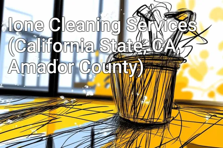 Ione Cleaning Services (California State, CA, Amador County)