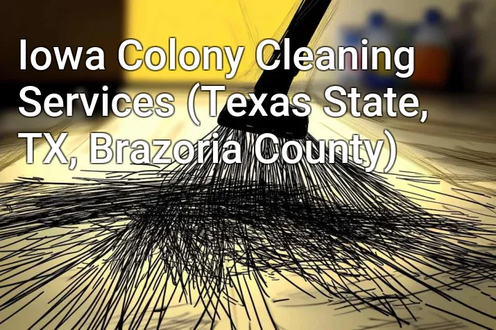 Iowa Colony Cleaning Services (Texas State, TX, Brazoria County)