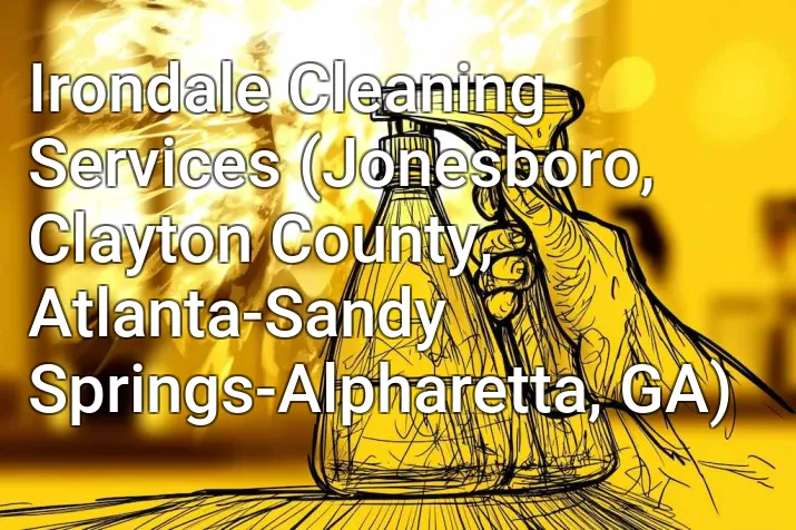 Irondale Cleaning Services (Jonesboro, Clayton County, Atlanta-Sandy Springs-Alpharetta, GA)