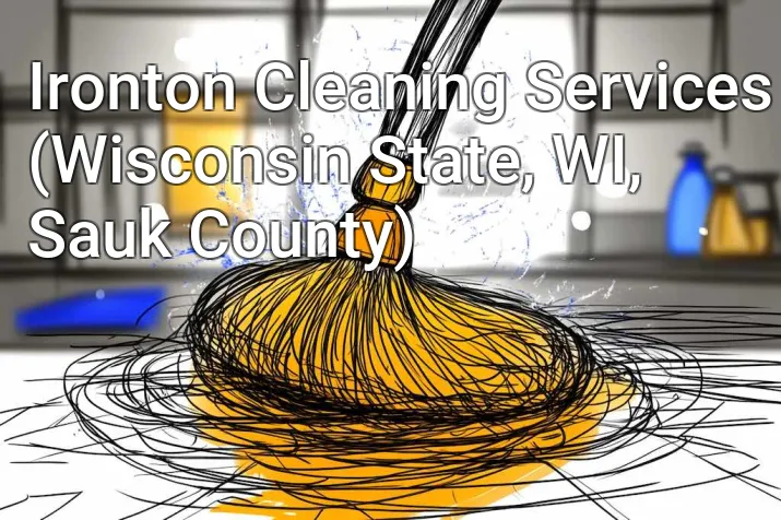 Ironton Cleaning Services (Wisconsin State, WI, Sauk County)