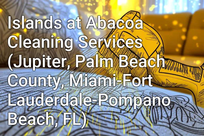 Islands at Abacoa Cleaning Services (Jupiter, Palm Beach County, Miami-Fort Lauderdale-Pompano Beach, FL)