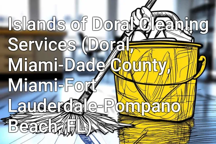 Islands of Doral Cleaning Services (Doral, Miami-Dade County, Miami-Fort Lauderdale-Pompano Beach, FL)