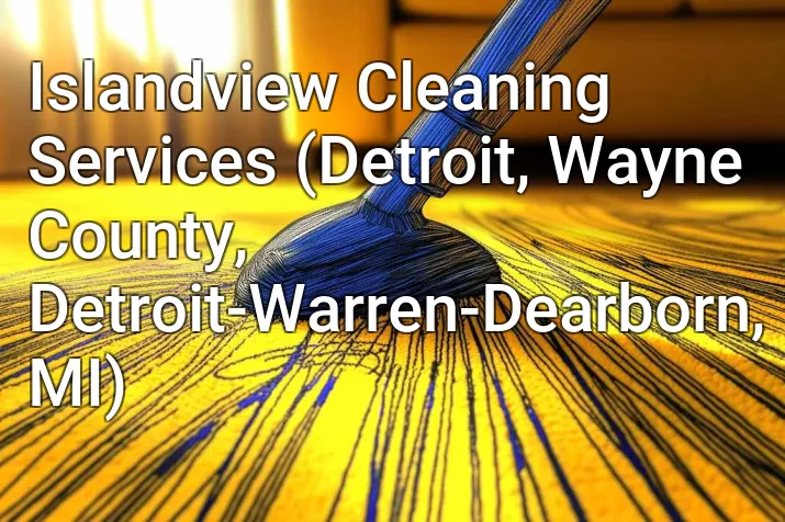 Islandview Cleaning Services (Detroit, Wayne County, Detroit-Warren-Dearborn, MI)