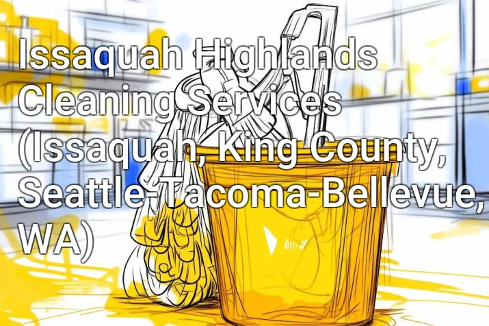 Issaquah Highlands Cleaning Services (Issaquah, King County, Seattle-Tacoma-Bellevue, WA)