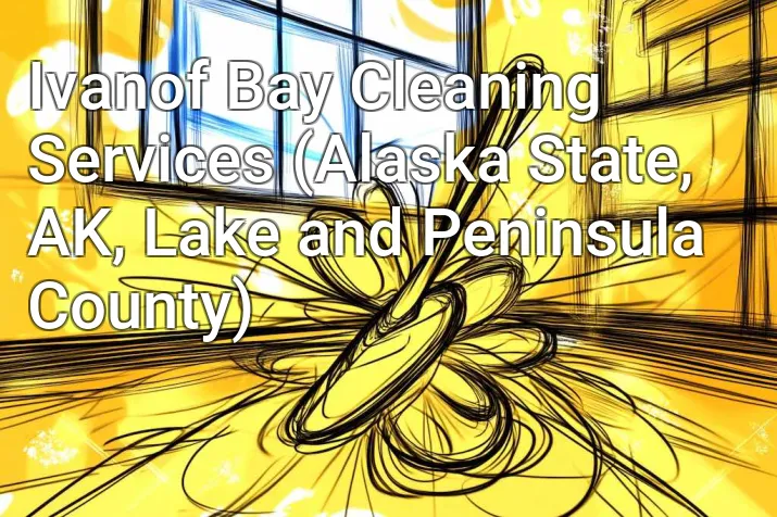 Ivanof Bay Cleaning Services (Alaska State, AK, Lake and Peninsula County)