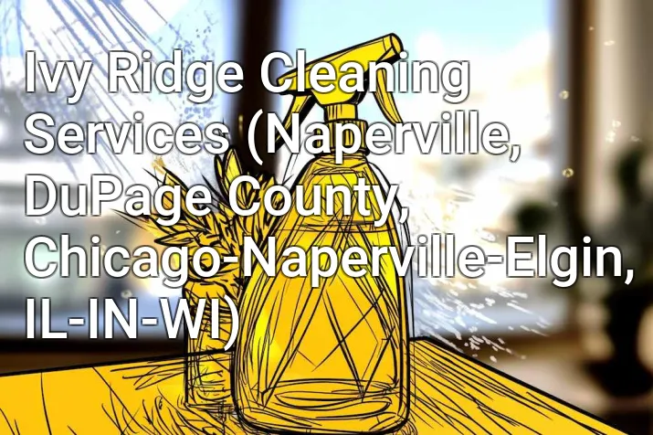 Ivy Ridge Cleaning Services (Naperville, DuPage County, Chicago-Naperville-Elgin, IL-IN-WI)