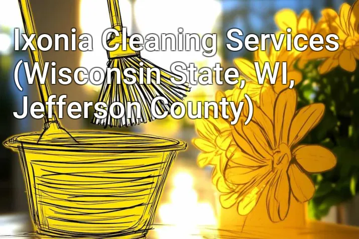 Ixonia Cleaning Services (Wisconsin State, WI, Jefferson County)