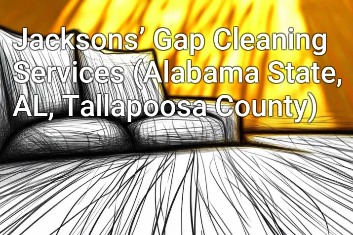 Jacksons’ Gap Cleaning Services (Alabama State, AL, Tallapoosa County)