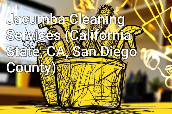 Jacumba Cleaning Services (California State, CA, San Diego County)