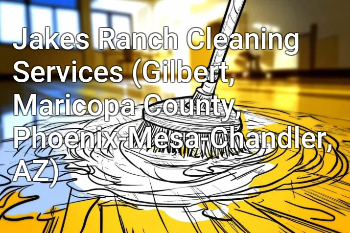 Jakes Ranch Cleaning Services (Gilbert, Maricopa County, Phoenix-Mesa-Chandler, AZ)