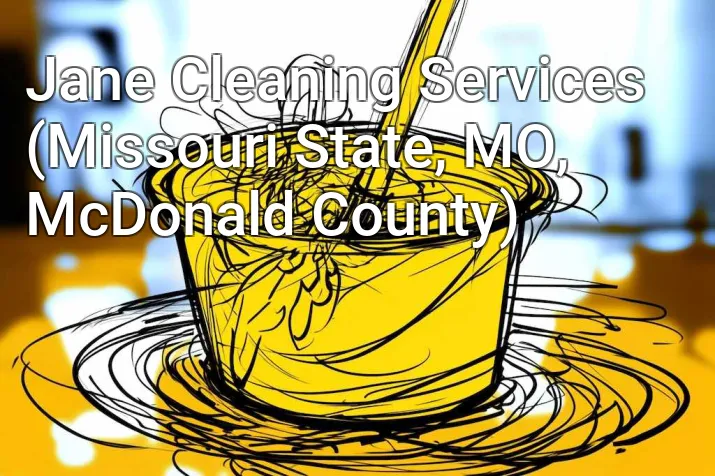 Jane Cleaning Services (Missouri State, MO, McDonald County)