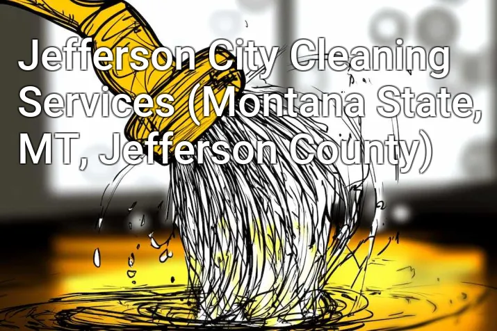 Jefferson City Cleaning Services (Montana State, MT, Jefferson County)