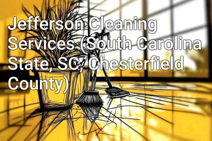 Jefferson Cleaning Services (South Carolina State, SC, Chesterfield County)
