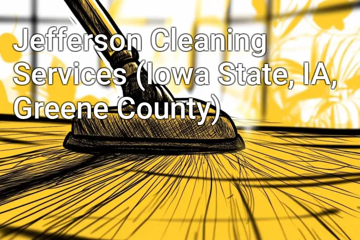 Jefferson Cleaning Services (Iowa State, IA, Greene County)