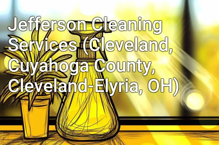 Jefferson Cleaning Services (Cleveland, Cuyahoga County, Cleveland-Elyria, OH)