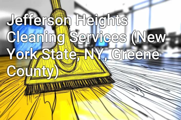 Jefferson Heights Cleaning Services (New York State, NY, Greene County)
