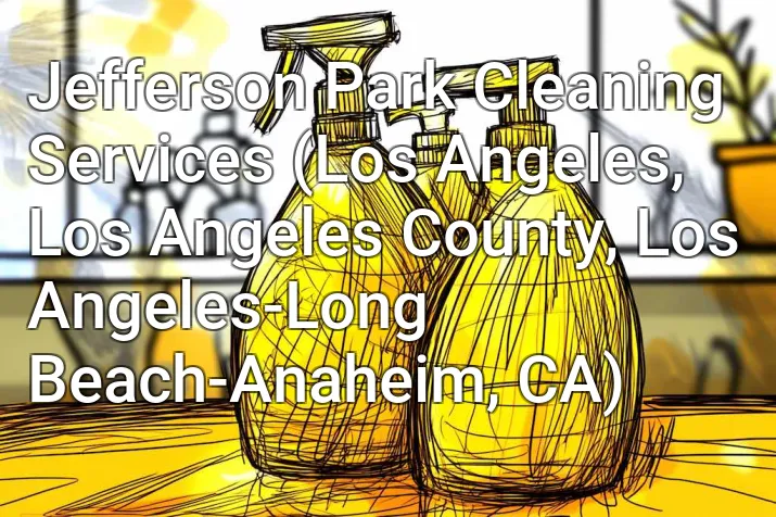 Jefferson Park Cleaning Services (Los Angeles, Los Angeles County, Los Angeles-Long Beach-Anaheim, CA)