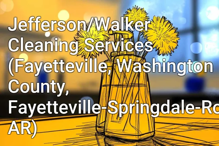 Jefferson/Walker Cleaning Services (Fayetteville, Washington County, Fayetteville-Springdale-Rogers, AR)