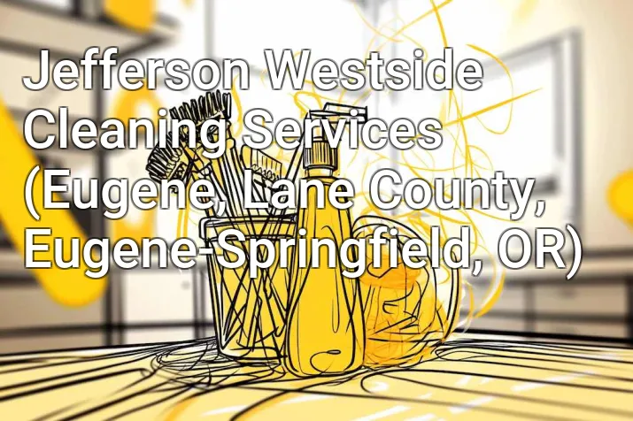 Jefferson Westside Cleaning Services (Eugene, Lane County, Eugene-Springfield, OR)