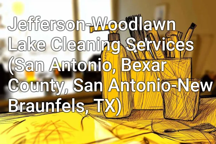 Jefferson-Woodlawn Lake Cleaning Services (San Antonio, Bexar County, San Antonio-New Braunfels, TX)