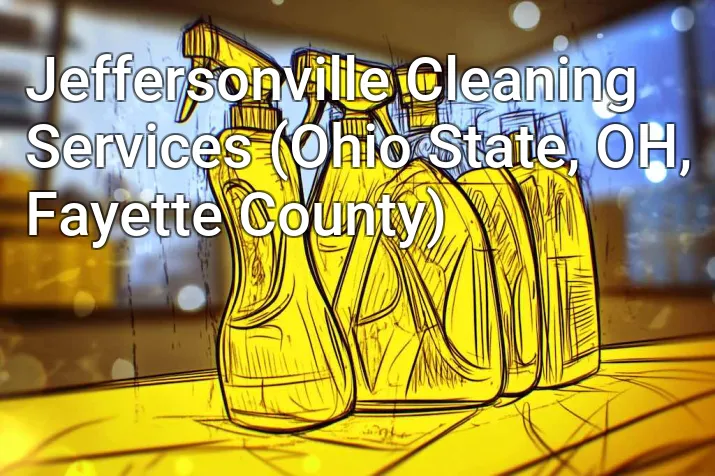 Jeffersonville Cleaning Services (Ohio State, OH, Fayette County)