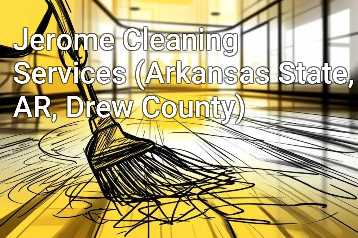 Jerome Cleaning Services (Arkansas State, AR, Drew County)