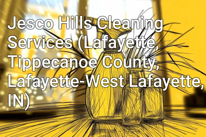 Jesco Hills Cleaning Services (Lafayette, Tippecanoe County, Lafayette-West Lafayette, IN)