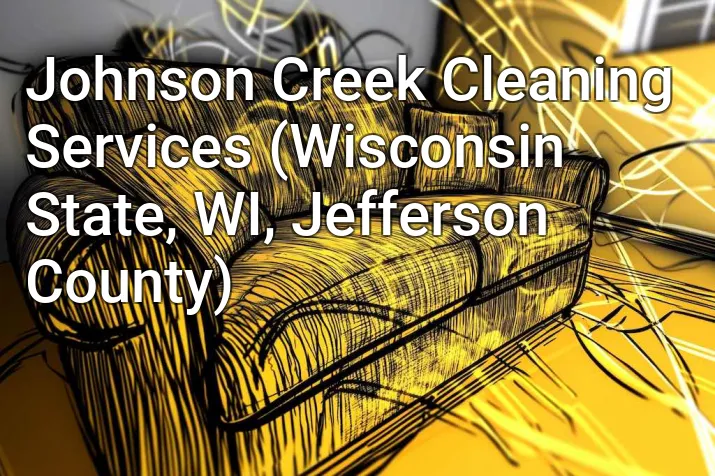 Johnson Creek Cleaning Services (Wisconsin State, WI, Jefferson County)