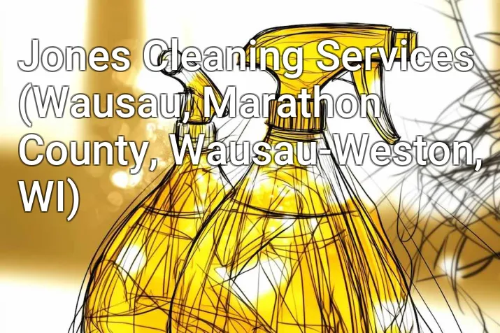 Jones Cleaning Services (Wausau, Marathon County, Wausau-Weston, WI)