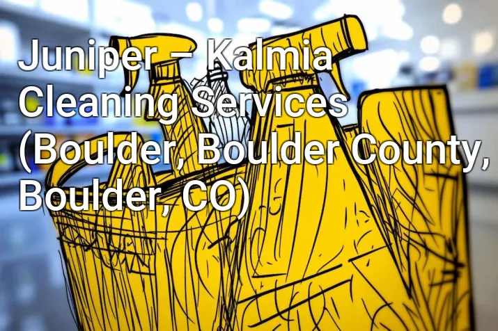 Juniper – Kalmia Cleaning Services (Boulder, Boulder County, Boulder, CO)