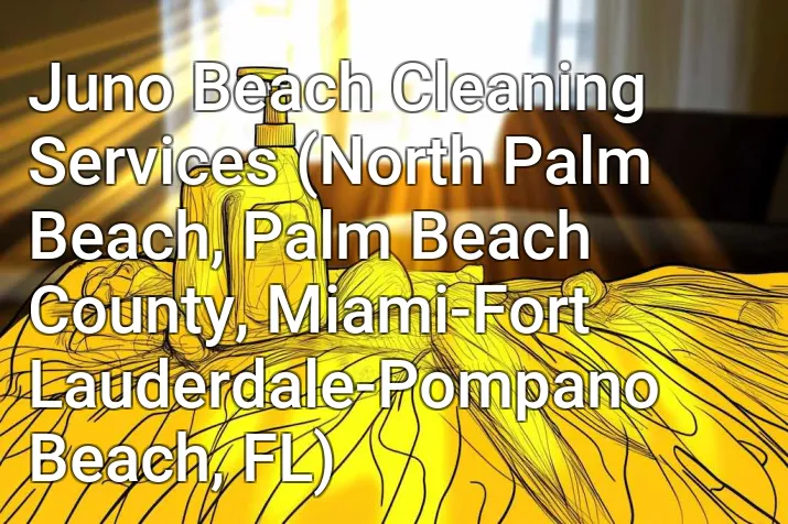 Juno Beach Cleaning Services (North Palm Beach, Palm Beach County, Miami-Fort Lauderdale-Pompano Beach, FL)
