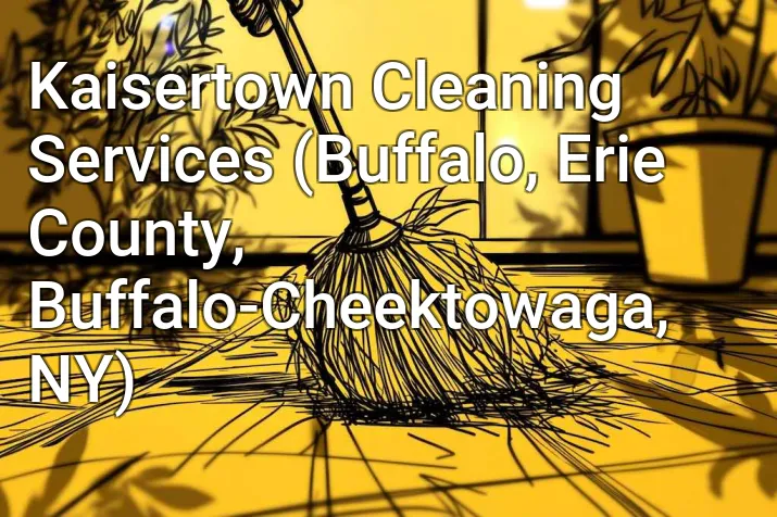 Kaisertown Cleaning Services (Buffalo, Erie County, Buffalo-Cheektowaga, NY)