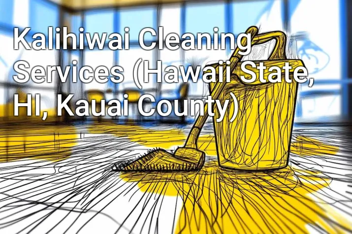 Kalihiwai Cleaning Services (Hawaii State, HI, Kauai County)