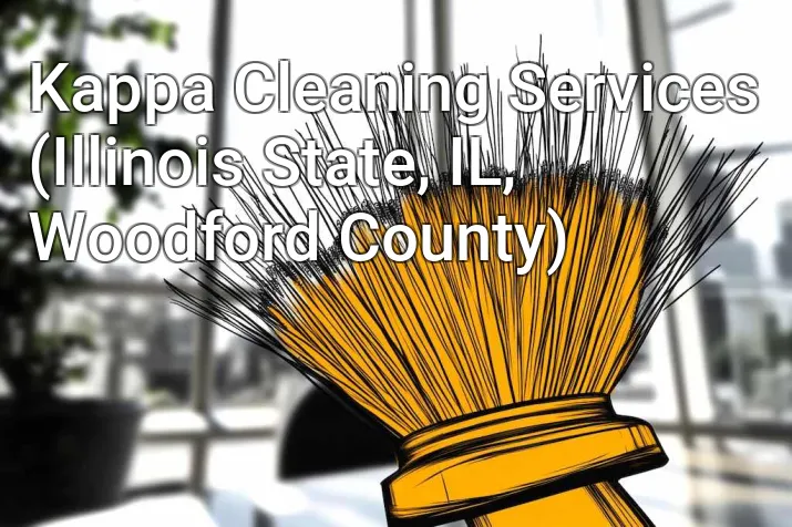 Kappa Cleaning Services (Illinois State, IL, Woodford County)