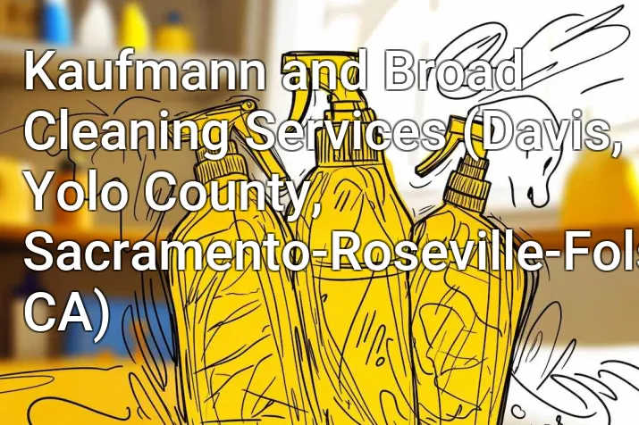 Kaufmann and Broad Cleaning Services (Davis, Yolo County, Sacramento-Roseville-Folsom, CA)