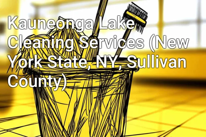 Kauneonga Lake Cleaning Services (New York State, NY, Sullivan County)