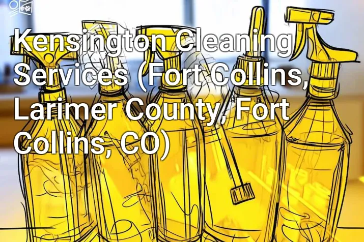 Kensington Cleaning Services (Fort Collins, Larimer County, Fort Collins, CO)
