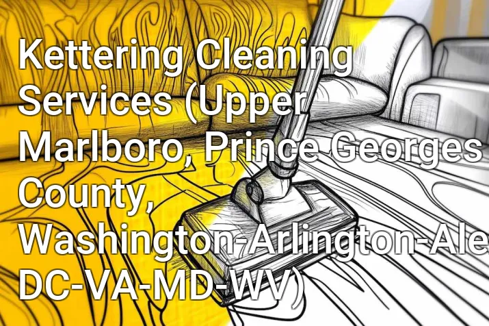 Kettering Cleaning Services (Upper Marlboro, Prince Georges County, Washington-Arlington-Alexandria, DC-VA-MD-WV)