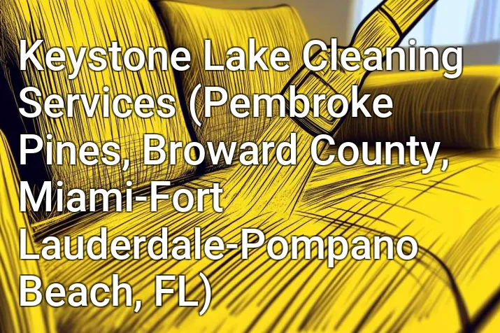 Keystone Lake Cleaning Services (Pembroke Pines, Broward County, Miami-Fort Lauderdale-Pompano Beach, FL)