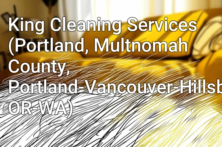 King Cleaning Services (Portland, Multnomah County, Portland-Vancouver-Hillsboro, OR-WA)